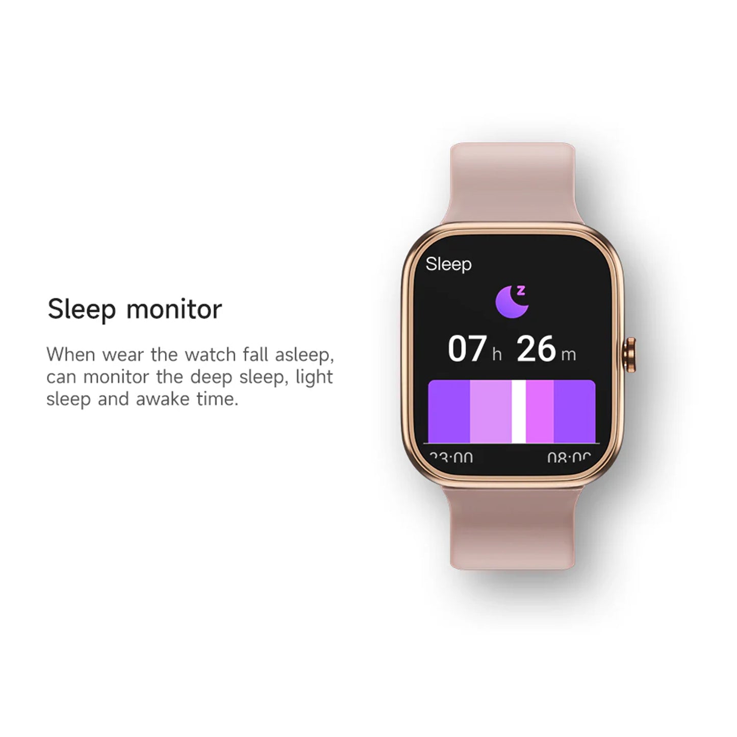 Electrox Smartwatch with Sports Functions - Fitness Tracker Voice Assistant T34F