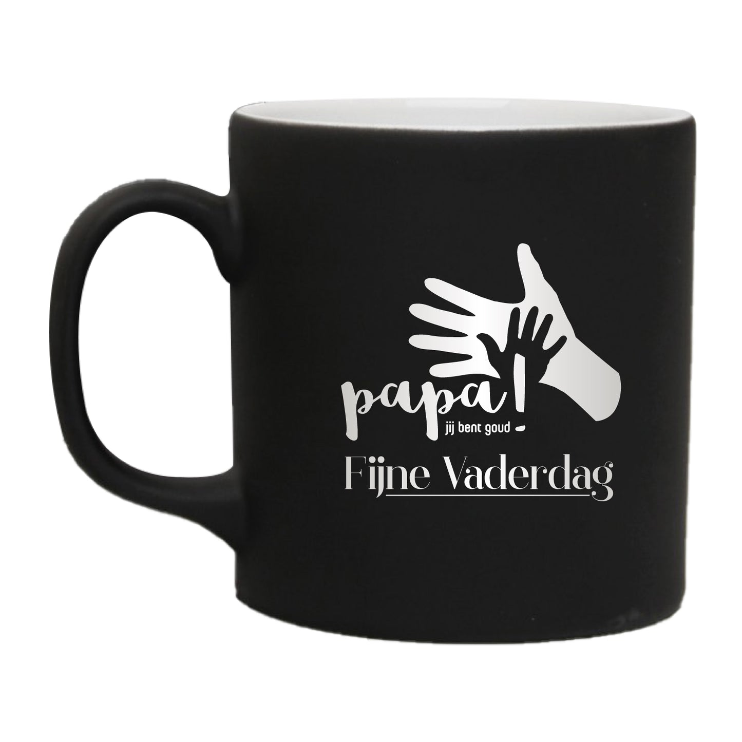 Father's Day Coffee Mug - Custom Black Ceramic Mug 300ml
