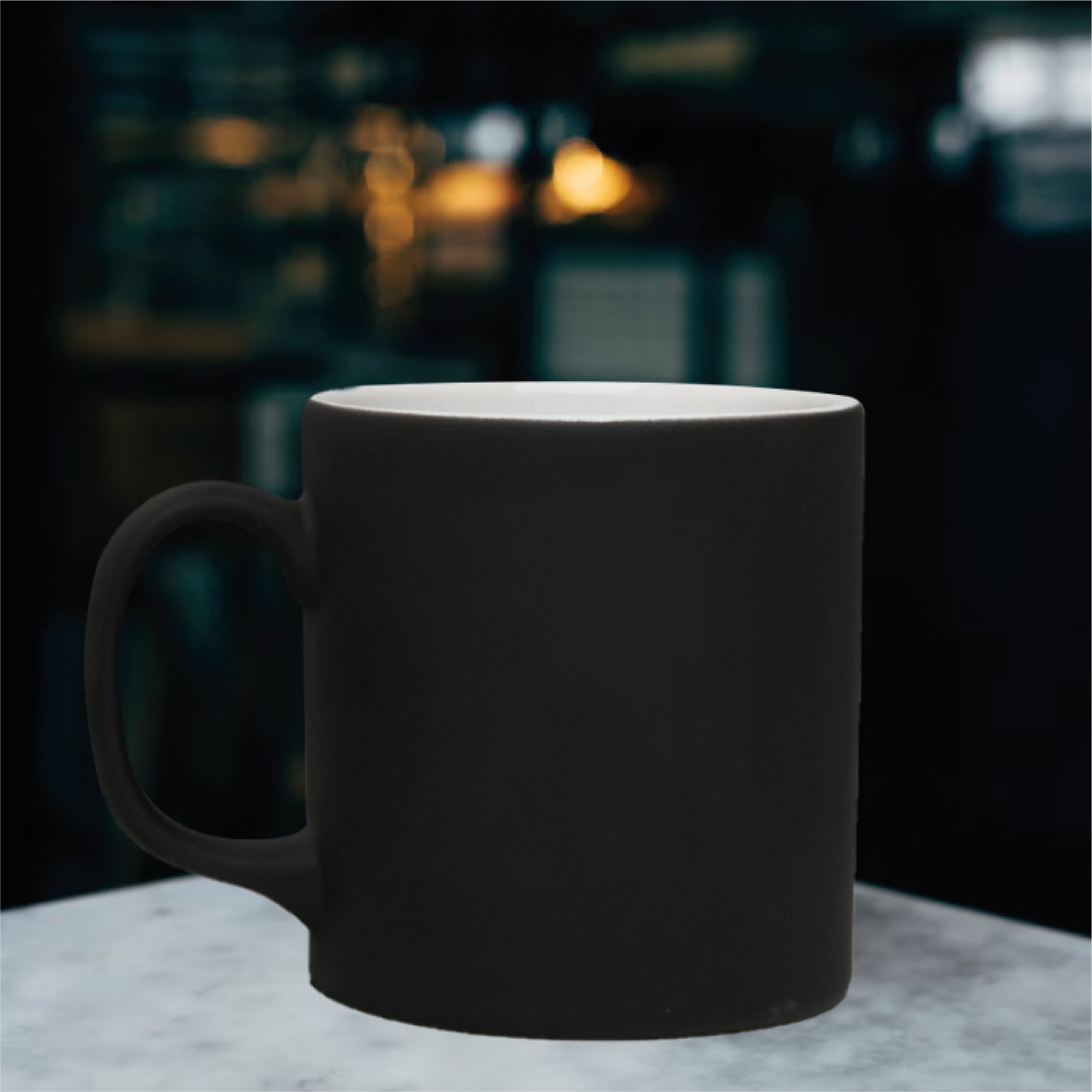 Father's Day Coffee Mug - Custom Black Ceramic Mug 300ml