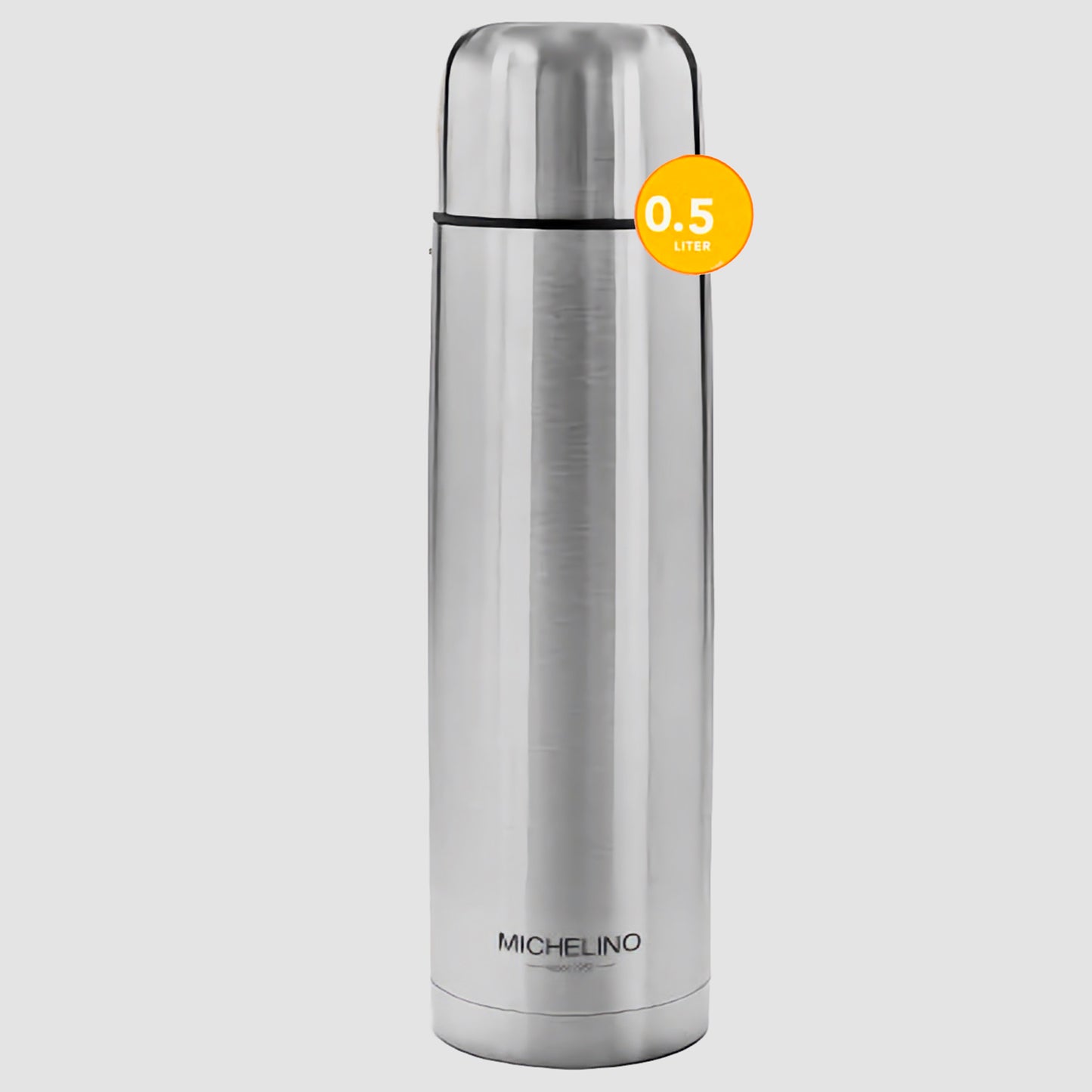 Michelino Stainless Steel Thermos 0.5L - Silver