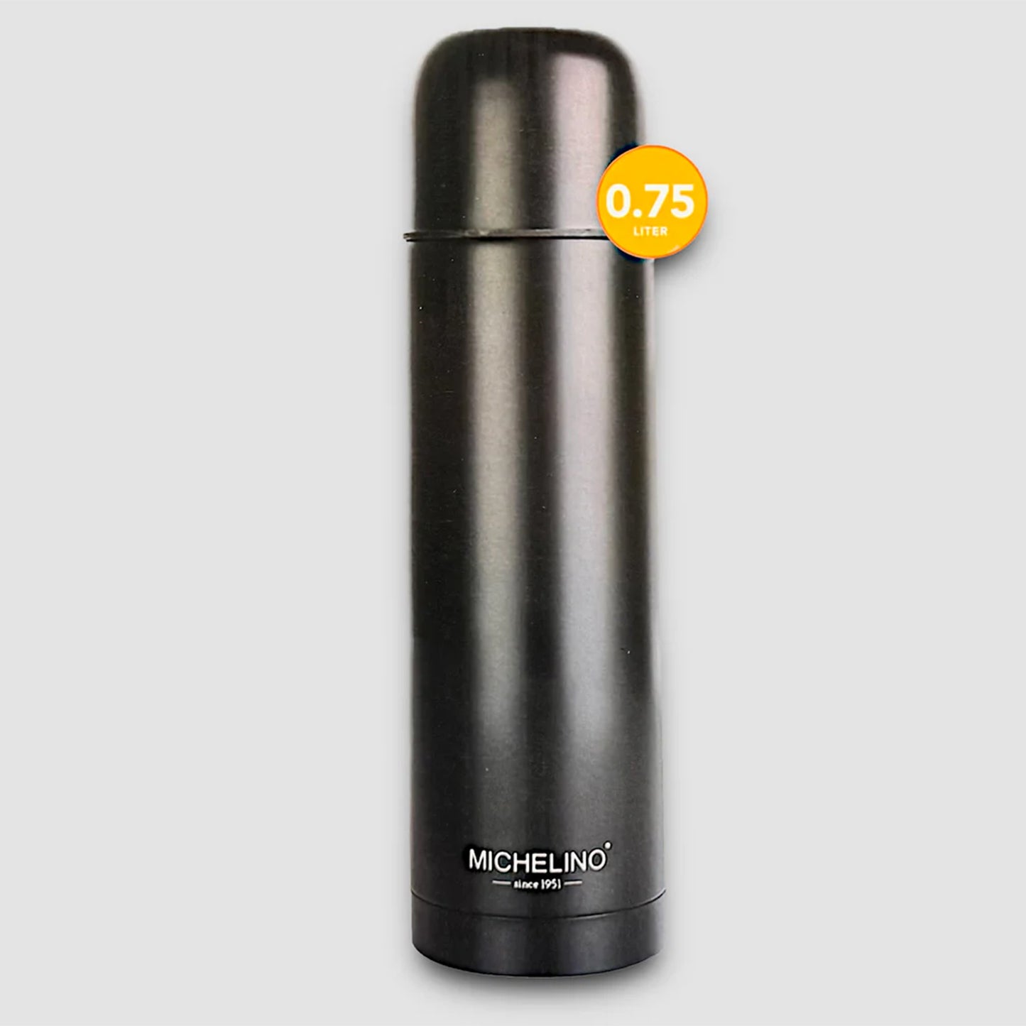Michelino Insulated Carafe 0.75L-1L - Black Thermal Flask