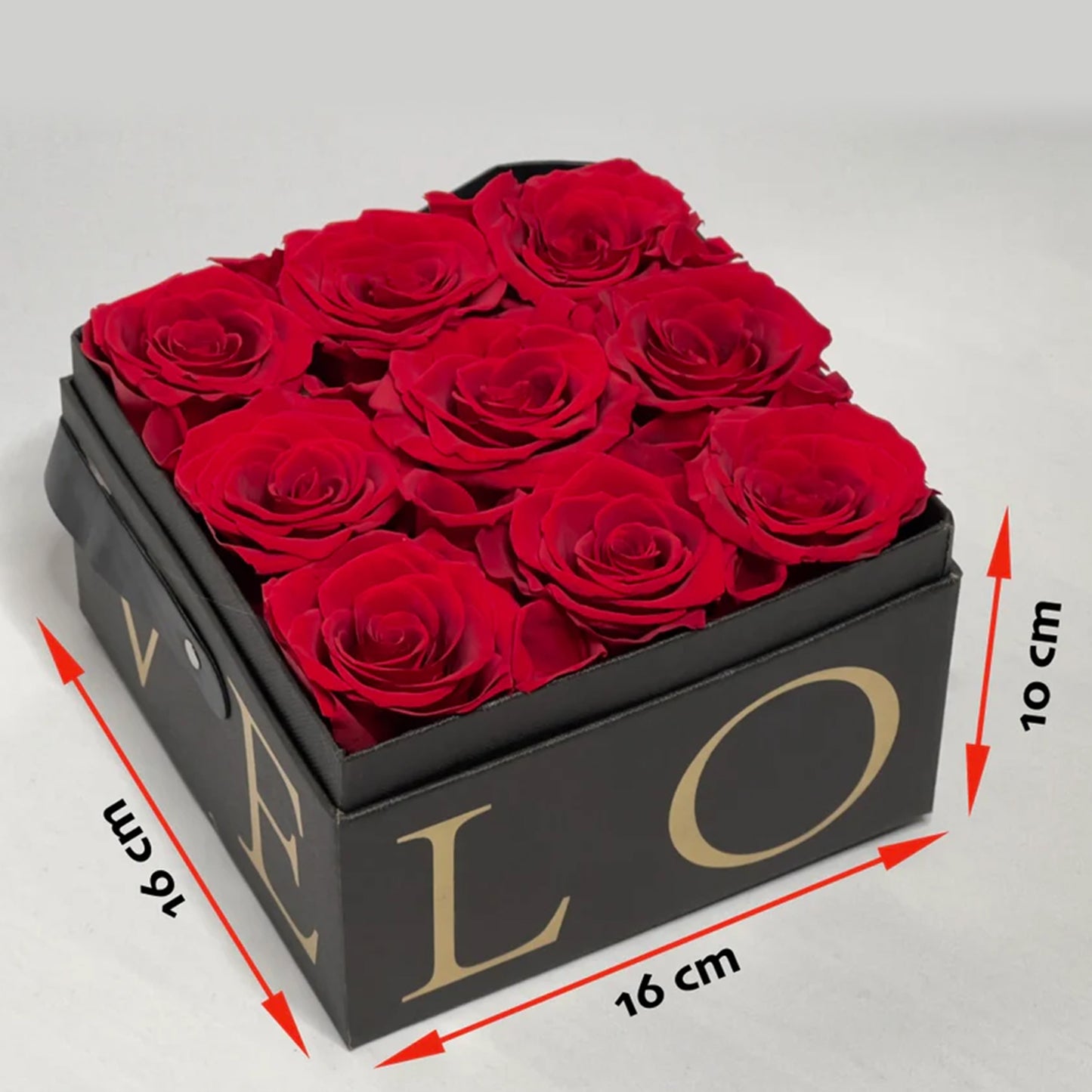 Real Roses Valentine's Gift - Red Roses in Gift Box