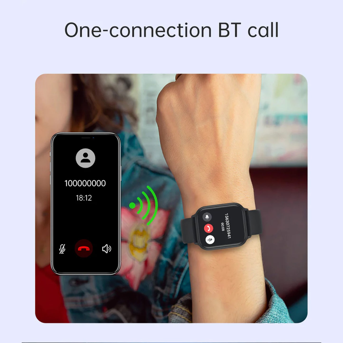 Electrox Smartwatch with Sports Functions - Blood Pressure Monitor T17F