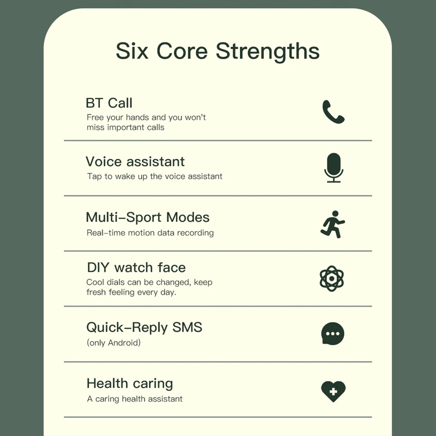 Electrox Smartwatch with Sports Functions - AI Assisted Black T19F