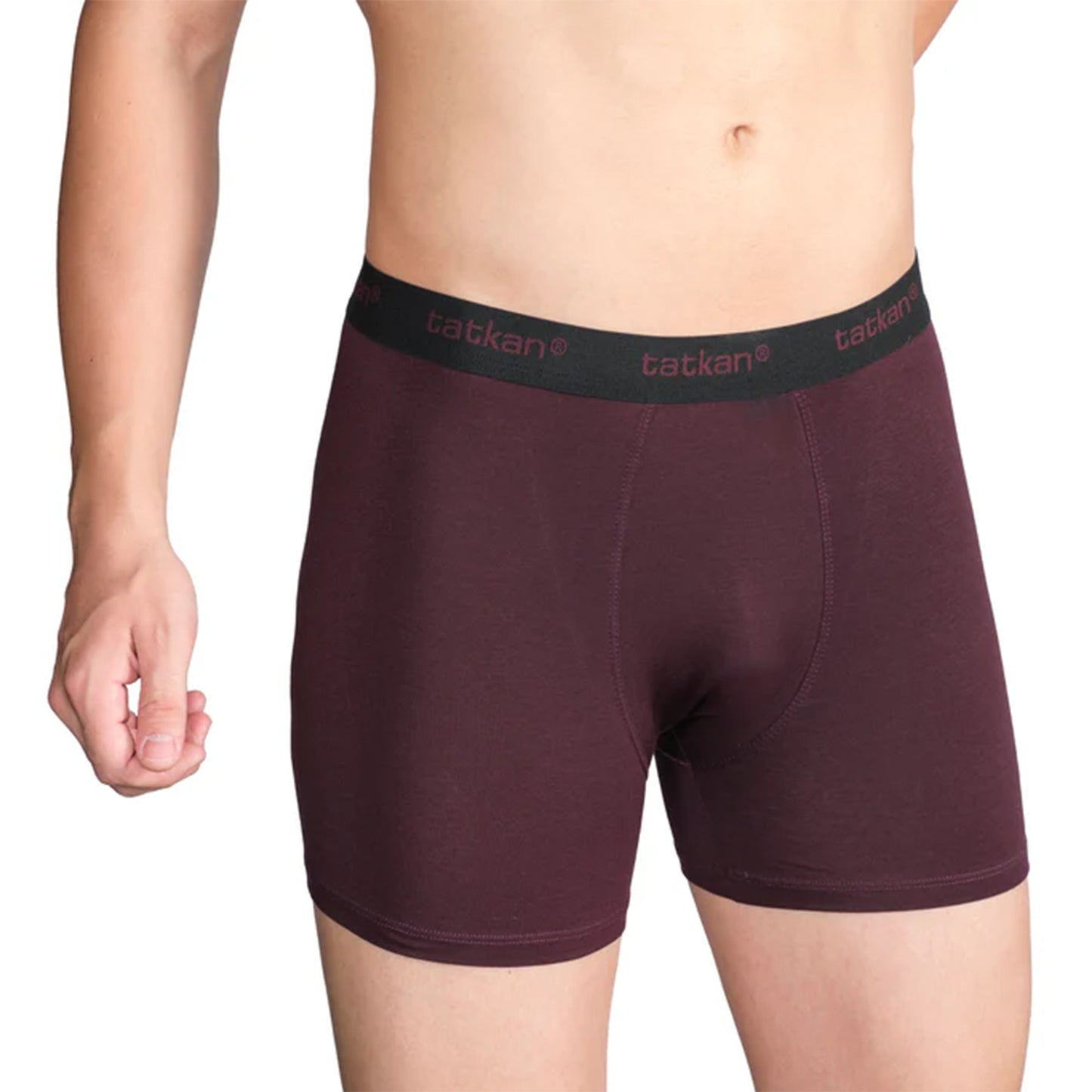 Men's Boxer Shorts 6-Pack Modal - Black Grey Navy Bordeaux Light Grey
