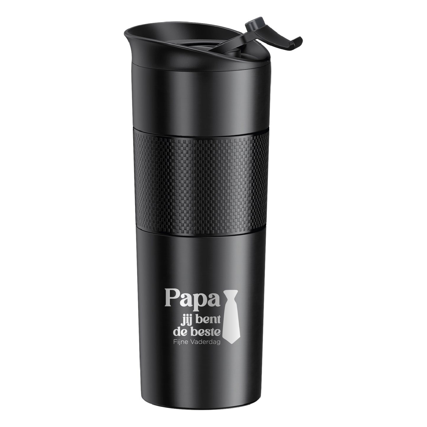 Tobeyz Custom Thermos - Black 500ml Stainless Steel Father's Day Gift