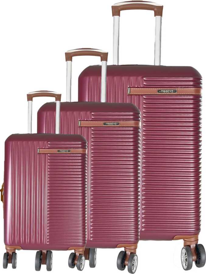 Tobeyz Koffer Set Bordoeaux