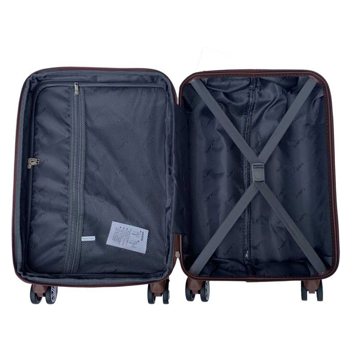 Tobeyz Premium Quality Luggage Set - 3-Piece Light Brown Suitcase with Lock