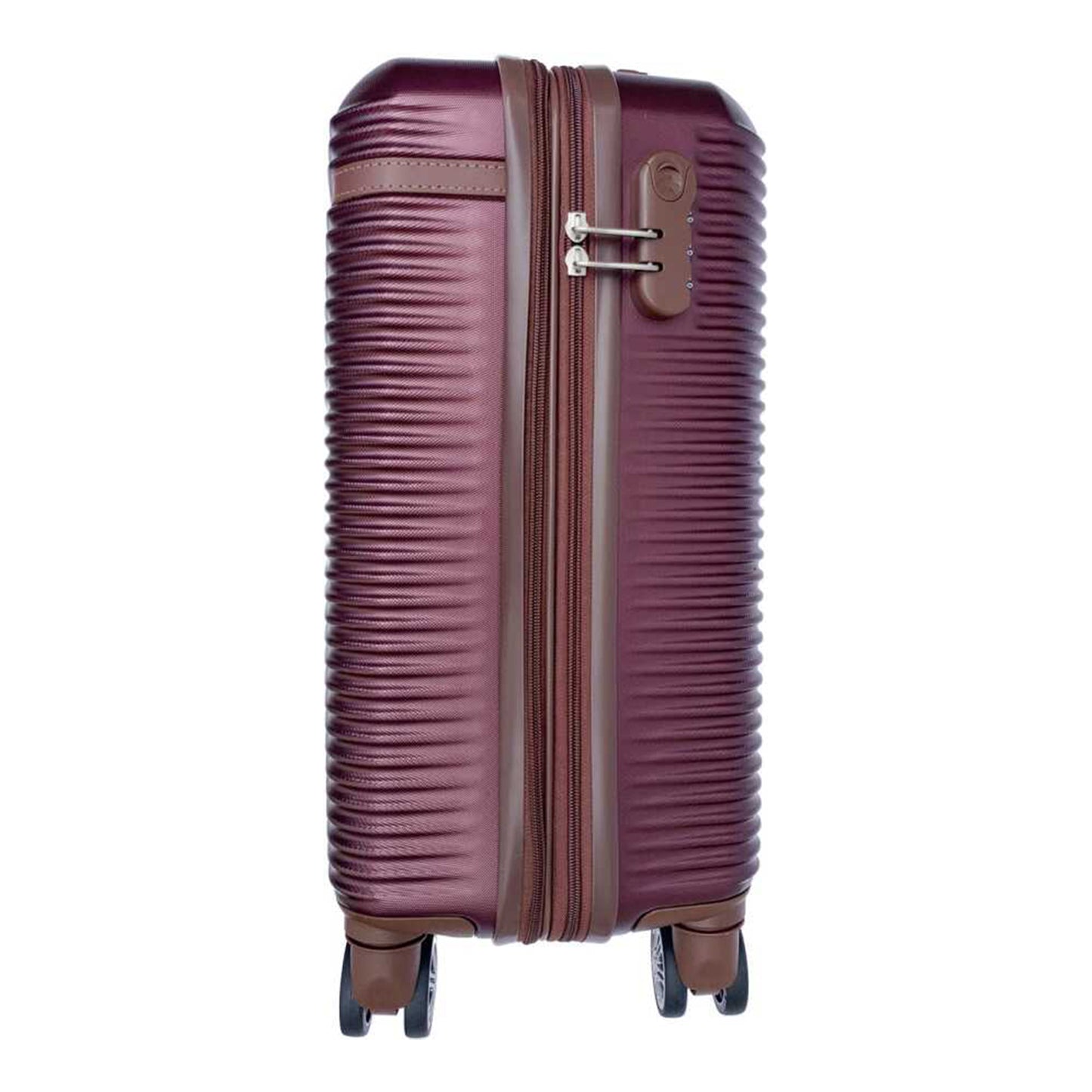 Tobeyz Premium Quality Luggage Set - 3-Piece Bordeaux Suitcase with Lock