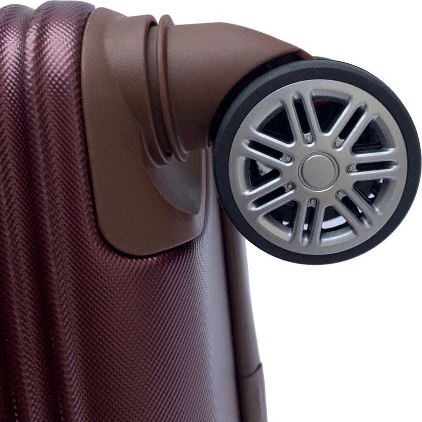 Tobeyz Premium Quality Luggage Set - 3-Piece Bordeaux Suitcase with Lock