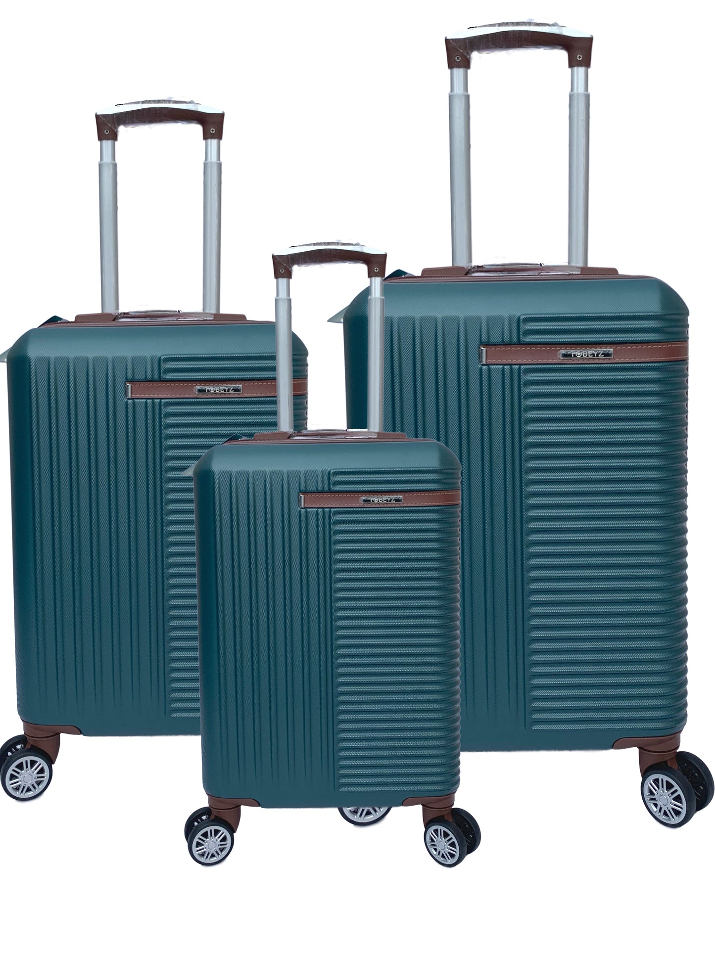 Tobeyz Premium Quality Luggage Set - 3-Piece Dark Grey Suitcase with Lock