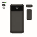 Powerbank van 20.000 mAh met 22,5 W snelladen - draagbare oplader met LCD-scherm