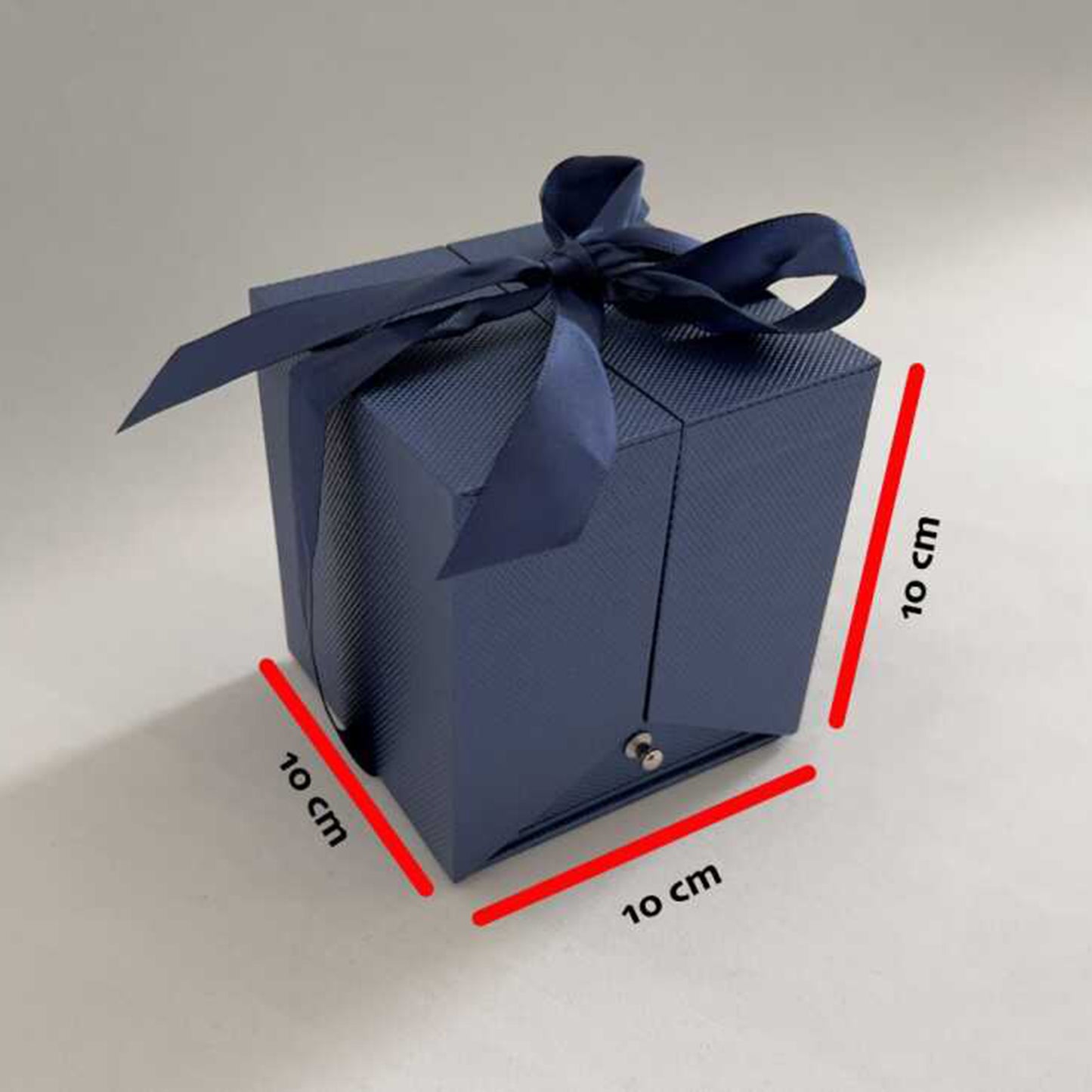 Real Roses in Blue Gift Box - Valentine's Mother's Day 2-3yr Preserved