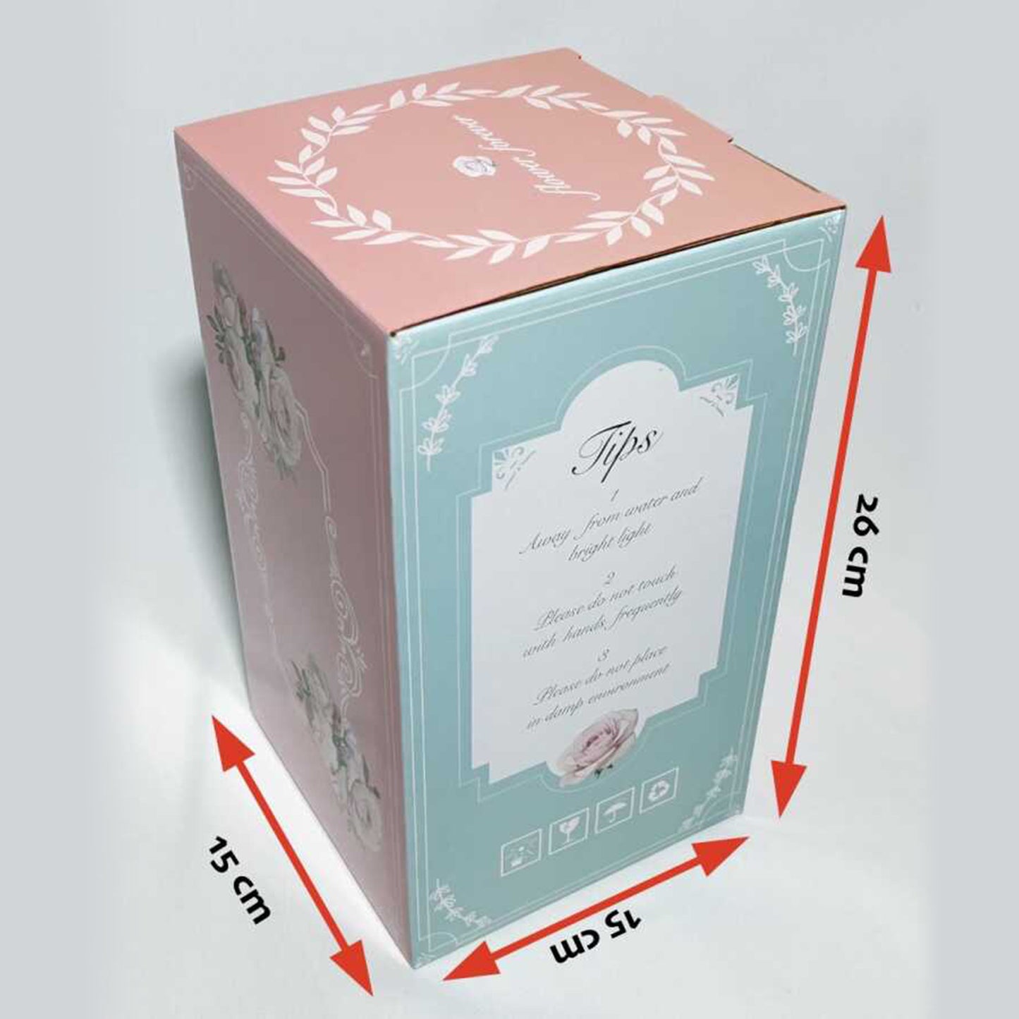 Real Roses in Glass Dome - Valentine's Preserved 2-3yr