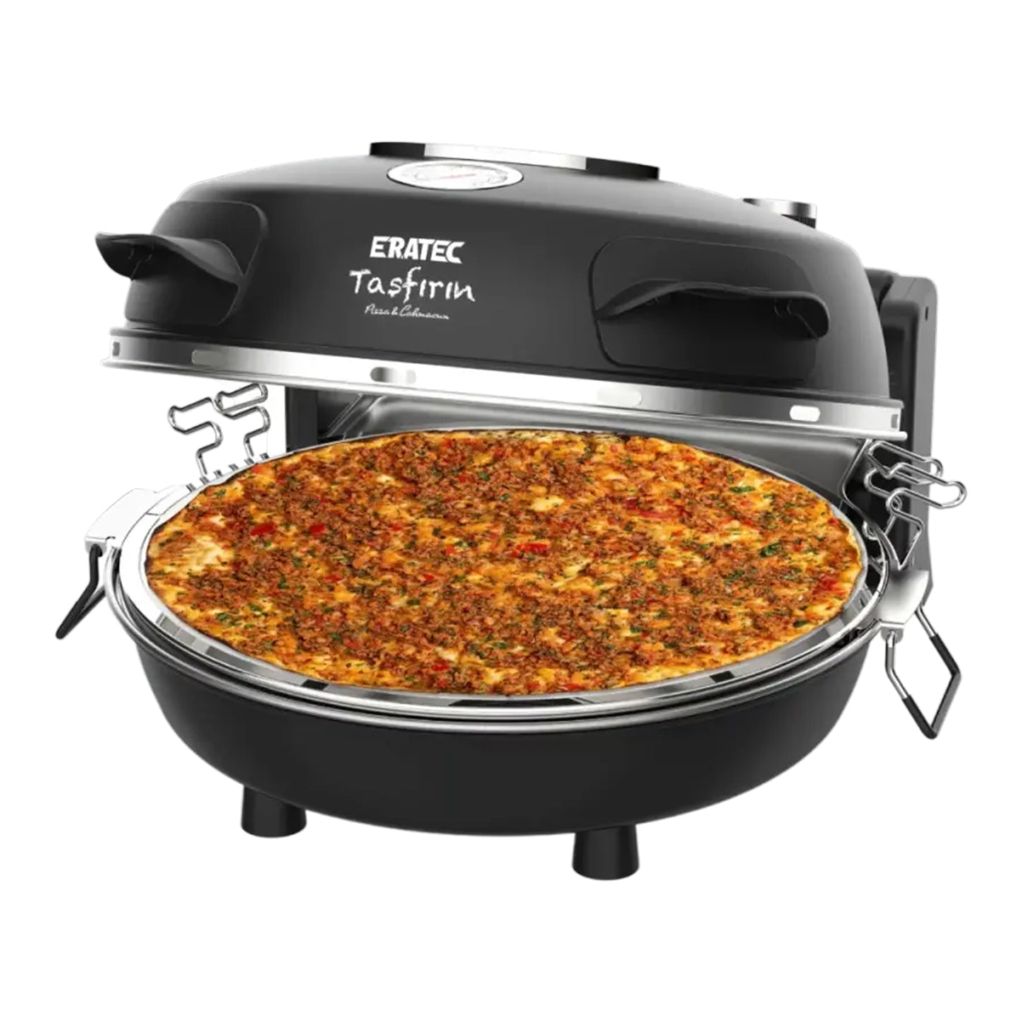 Eratec Traditional Stone Pizza Oven - New Model - Premium Wood Fired Brick Oven for Outdoor Cooking