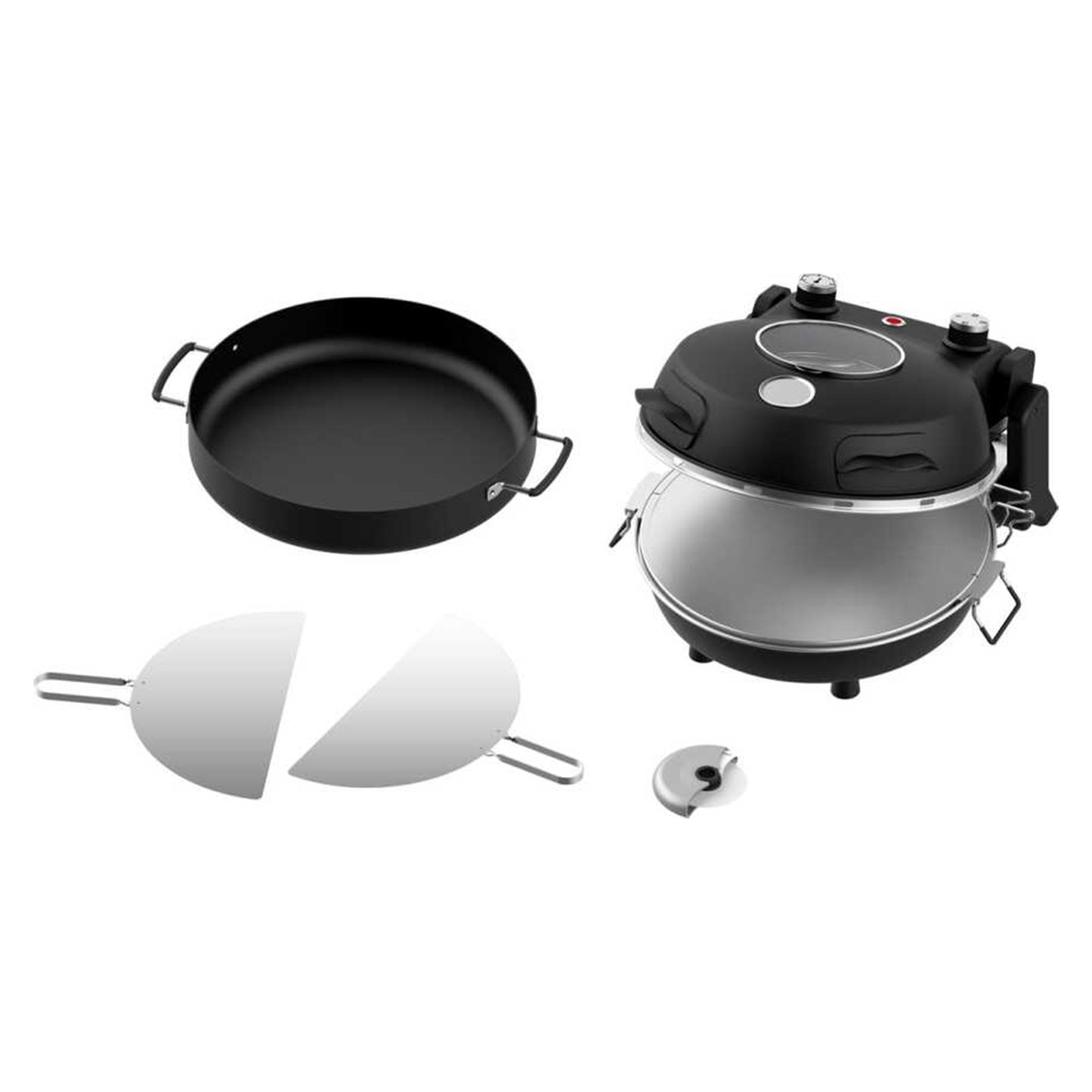 Eratec Traditional Stone Pizza Oven - New Model - Premium Wood Fired Brick Oven for Outdoor Cooking