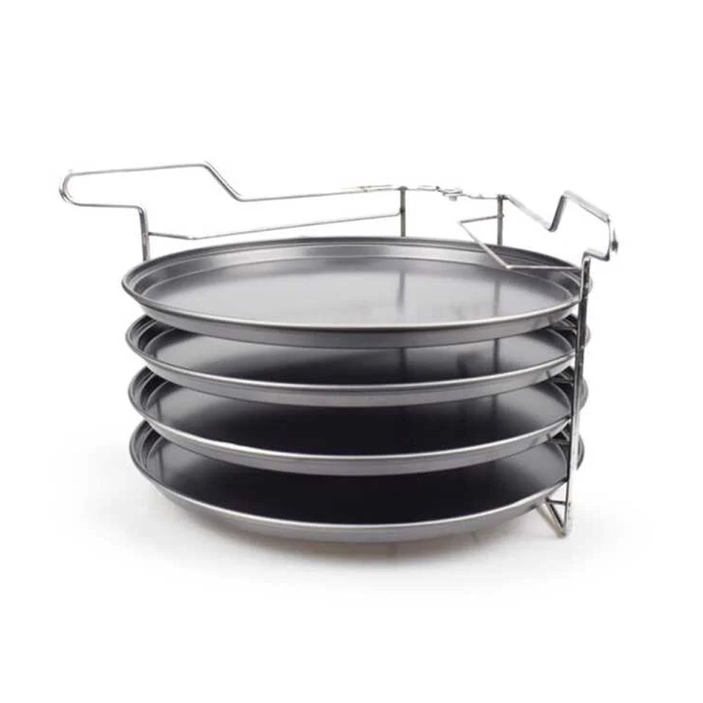 Michelino Pizza Baking Set for 4 Pizzas - Grey