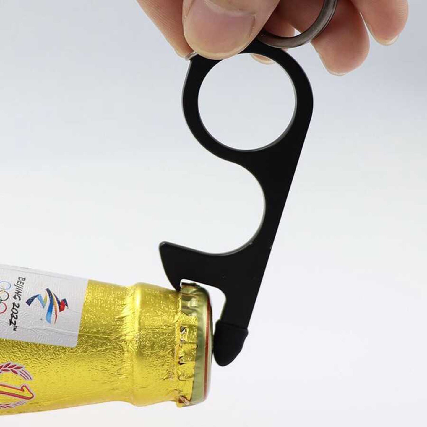 No Touch Key Gold - Contactless Door Opener - Antibacterial Keychain