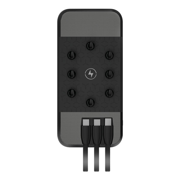 10,000mAh Power Bank with 22.5W Fast Charging - Phone Stand & Suction Grip