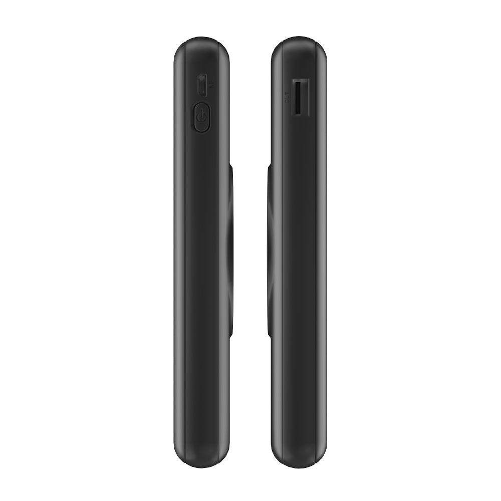 10,000mAh Power Bank with 22.5W & 15W Wireless Charging - Black Portable Charger