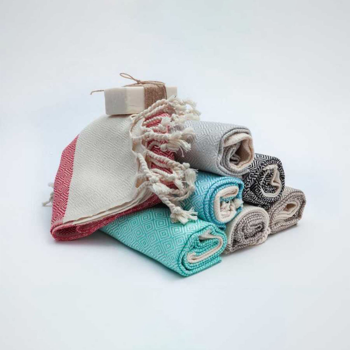 TOBEYZ 100% Cotton Towel Set 5-Pack 100x50cm - Spa Towels