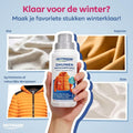 HEITMANN Donswasverzorging 250 ml, vloeibaar wasmiddel voor natuurlijke donsbescherming, donswasmiddel voor zachte reiniging van dons, wol, kasjmier en zijde, behoudt vulkracht en warmte
