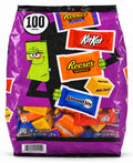 Halloween chocolademix met Reese's, KitKat, Milk Duds en Almond Joy – 100 stuks