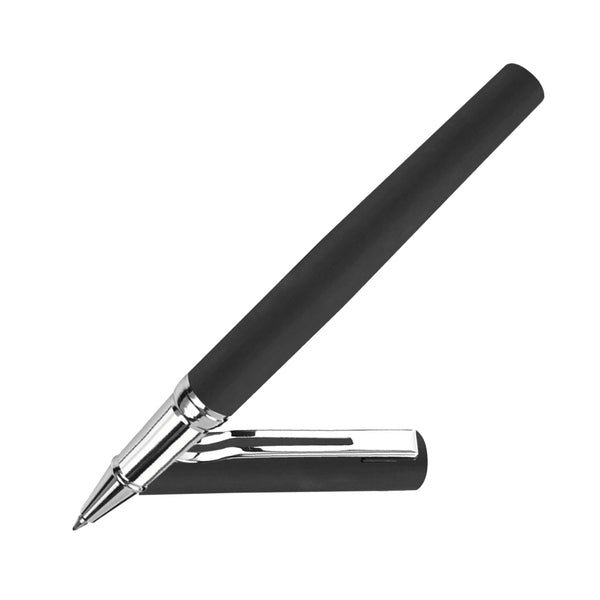 Black Pen Set - Ballpoint & Rollerball with Case Navy Ink 40609