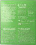 Doos met Wilkinson Sword logo, '100'. Tekst in het Duits, Engels, Frans, Spaans en Deens.