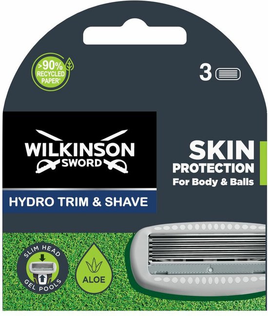 Wilkinson Sword Hydro Body & Balls – 3 navulmesjes