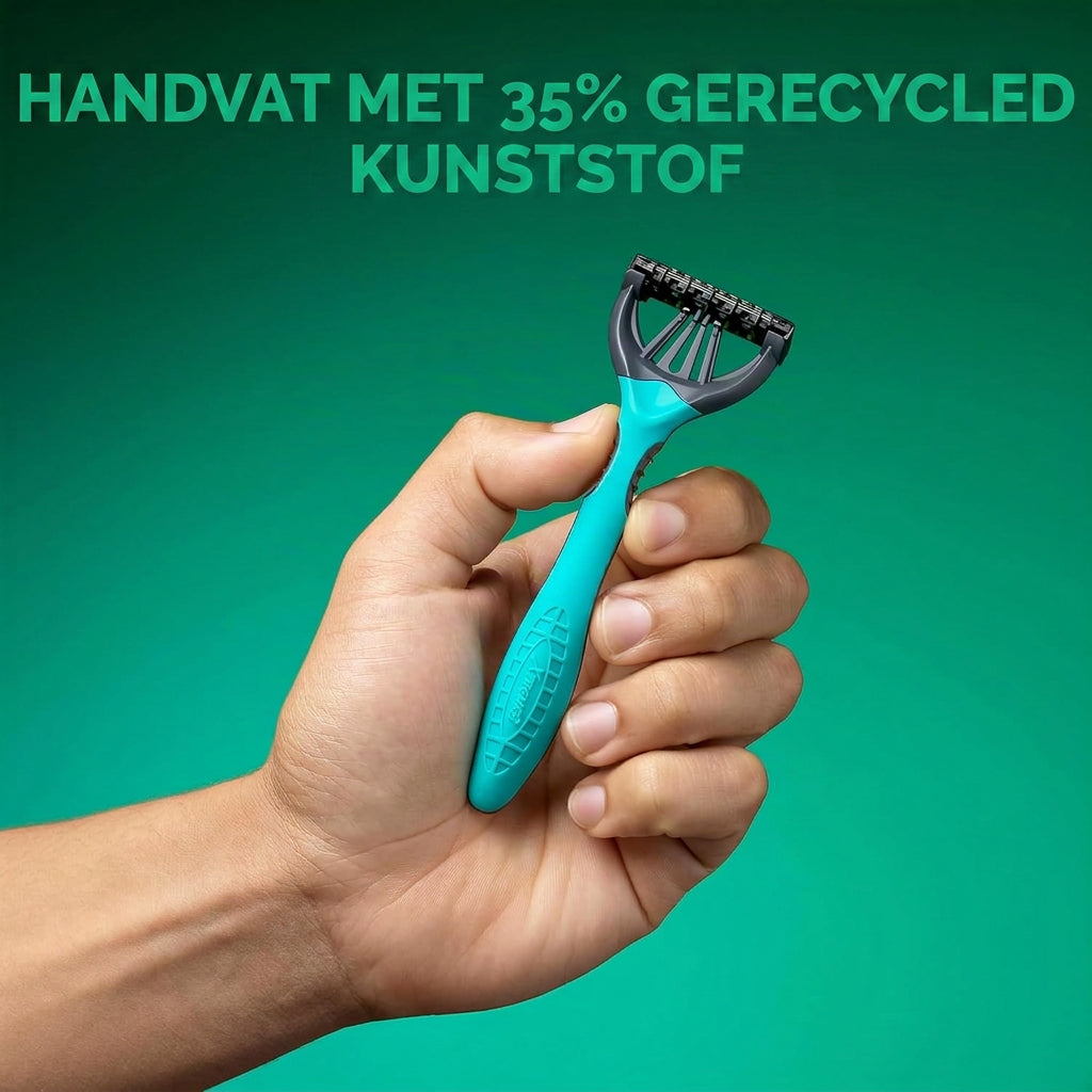 Handvat met 35% gerecycled kunststof