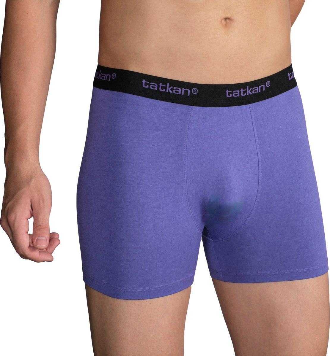 Underwear Men Modal Boxer Shorts Premium Men's Underwear Modal Boxer Shorts Normal Fit Size M 6-Pack Black Purple Red Turquoise Green Yellow