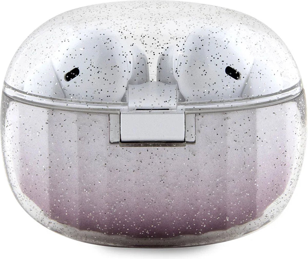 Guess Draadloze oordopjes · Glitter · Roze