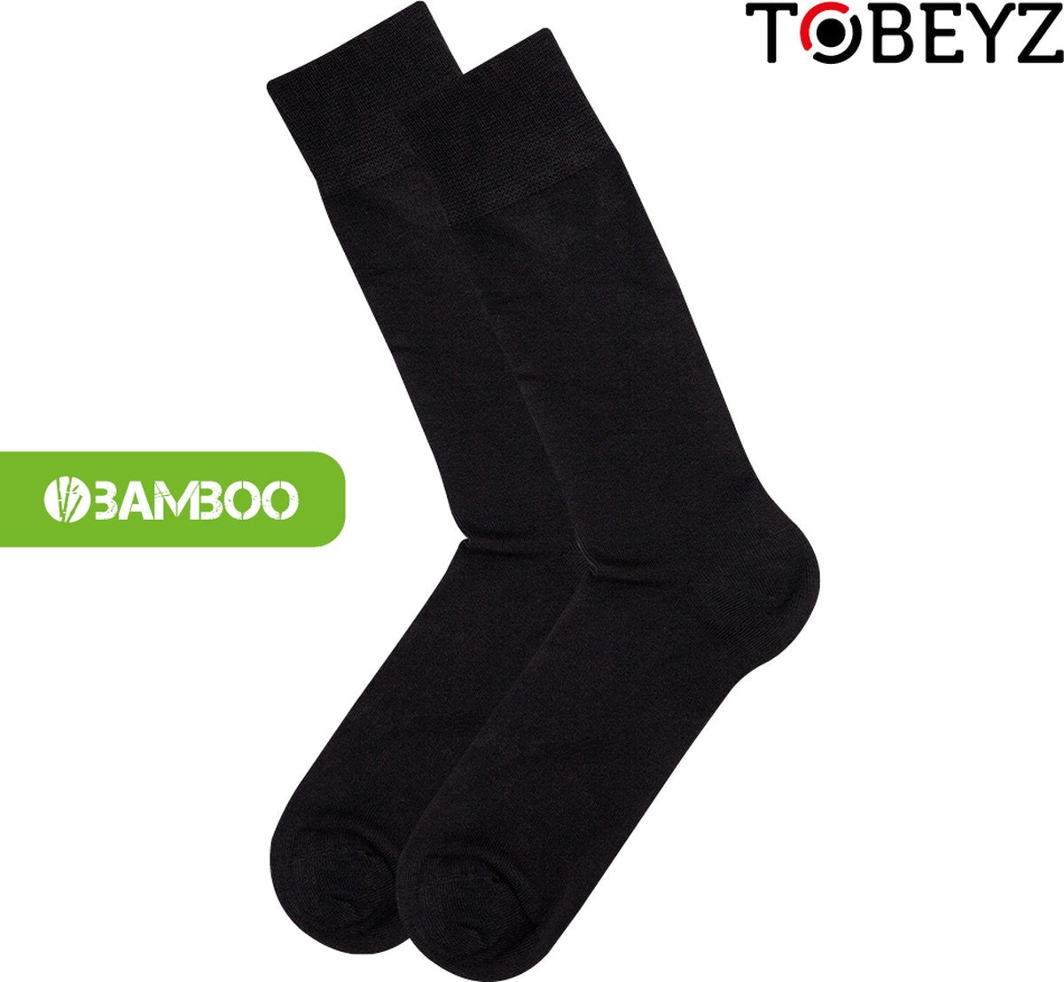 Premium High-Quality Bamboo Socks - 6 Pairs Black, 84% Bamboo Fiber, Size 39-42, Seamless Unisex Design for Ultimate Comfort &amp; Moisture-Wicking Performance