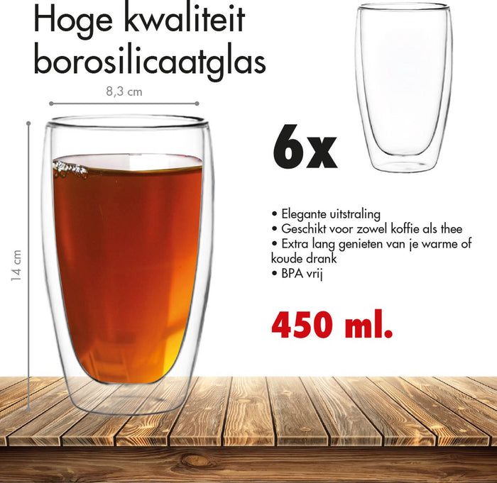 Doppelwandige Gläser · 450 ml
