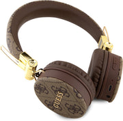 Guess Draadloze koptelefoon · 4G Metal · Bruin