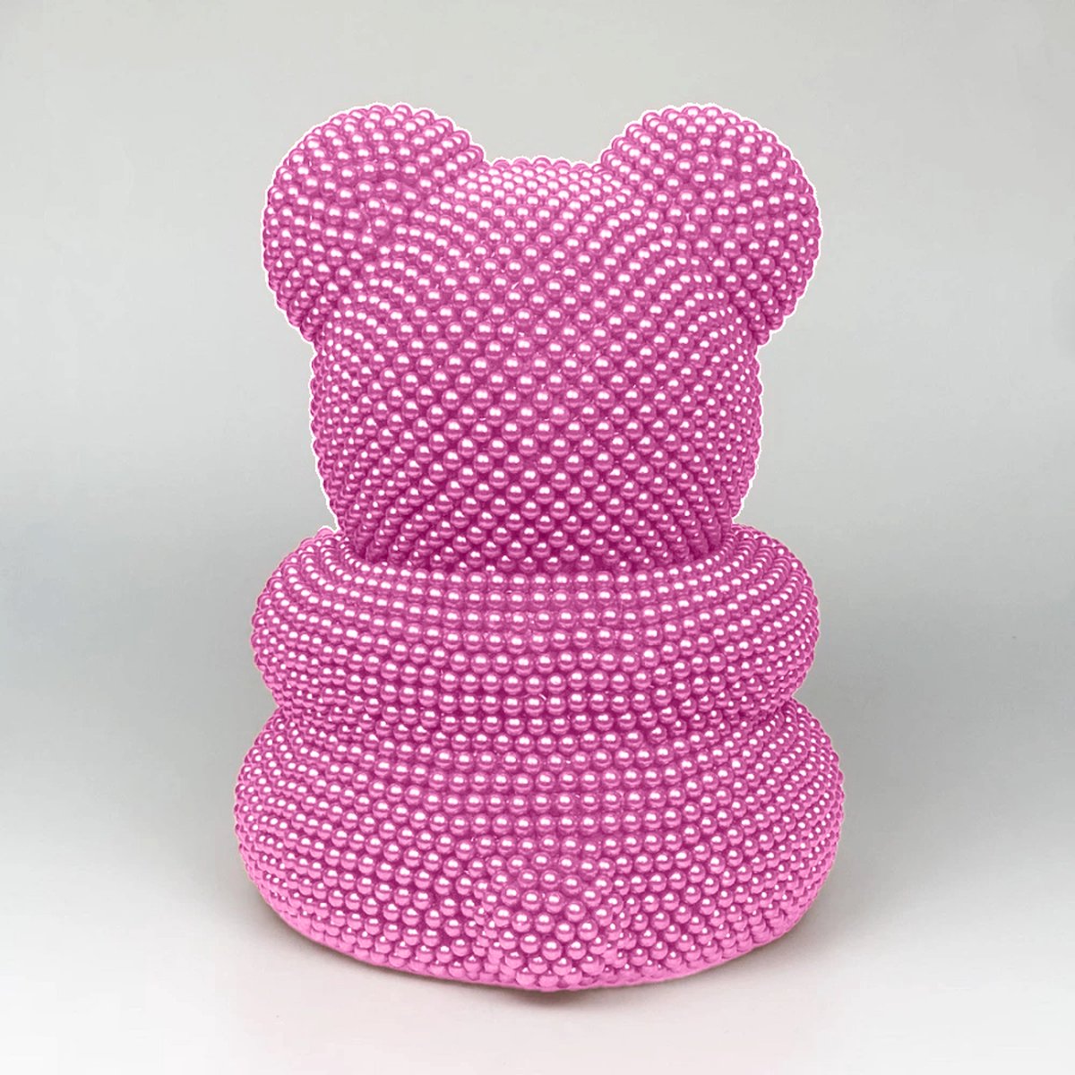 TOBEYZ Roze parel teddybeer 20 cm Valentijnsdag liefdescadeau Moederdag huwelijkscadeau 