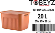 Stapelbare opbergboxen 20L