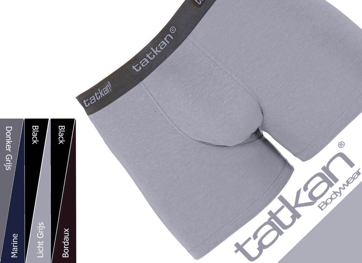 Underwear Men Modal Boxer Shorts Premium Men's Underwear Modal Boxer Shorts Normal Fit Size L 6-Pack Black Dark Grey Navy Burgundy Light Grey