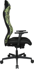 Topstar Sitness RS Sport Plus Bureaustoel Zwart Groen Ergonomische Gamingstoel met Actieve Zittechnologie 