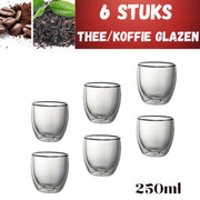 Dubbelwandige glazen · 250 ml