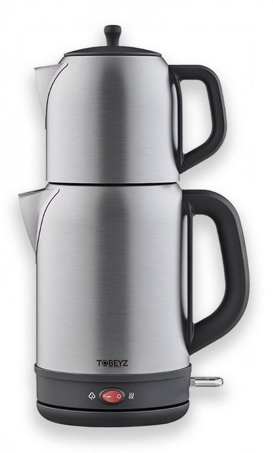Experience the Perfect Tea Moment with the Tobeyz Electric Teapot - Samovar Style