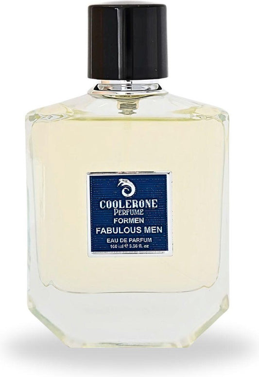 CoolerOne Fabulous Men Parfume - Woody Spicy Leather with Tonka Bean &amp; Sage - 100ml Premium Masculine Fragrance for Confident, Sophisticated Men