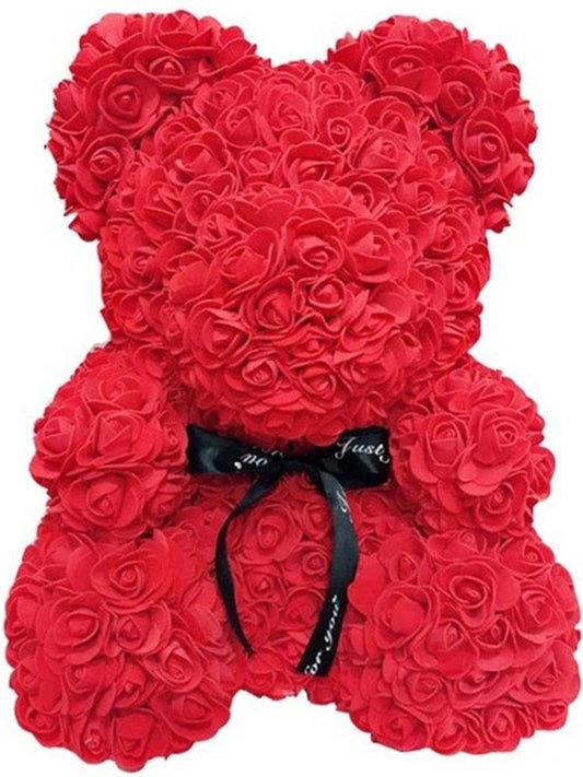 Enchanted Red Artificial Flower in Glass Dome - Beautiful LED Light Display, Romantic Gift for Valentine's Day, Mother's Day &amp; Special Occasions