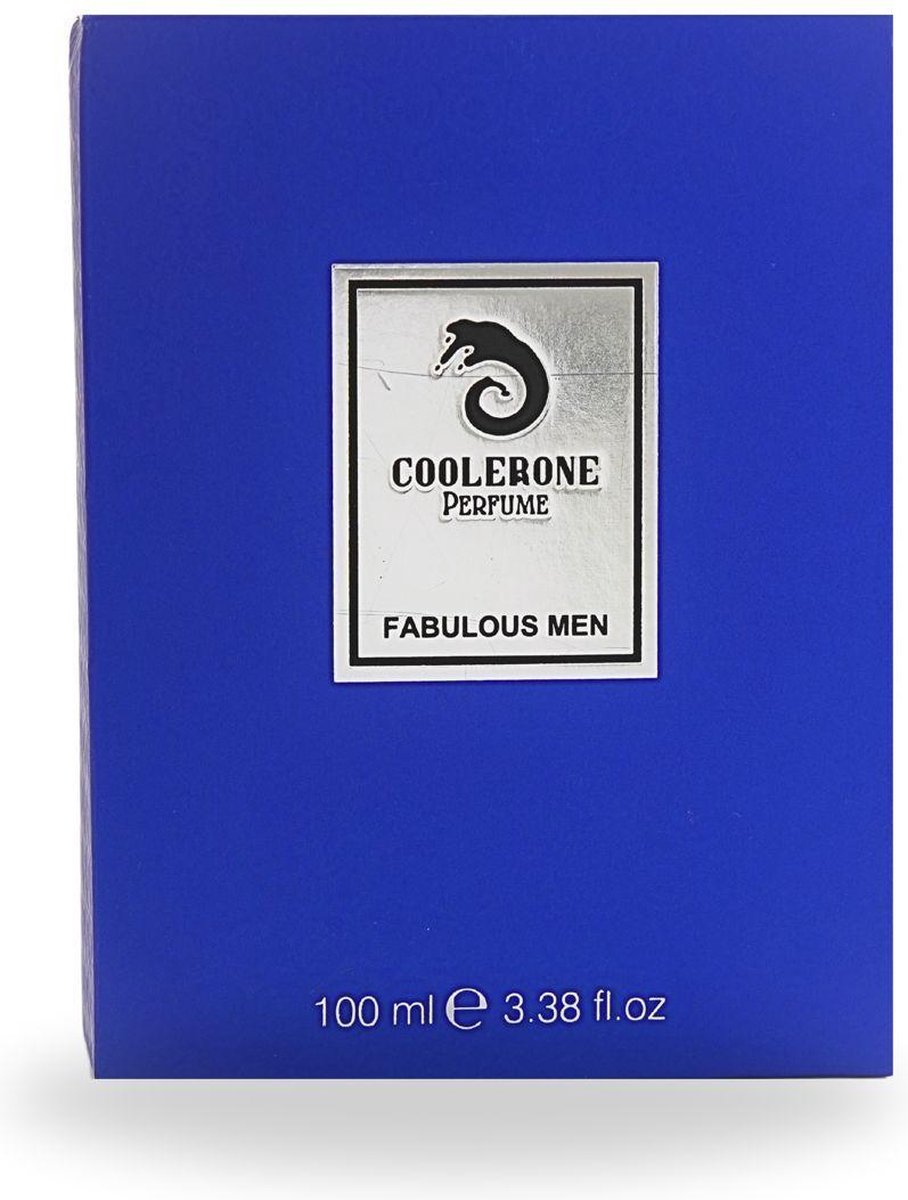 CoolerOne Fabulous Men Parfume - Woody Spicy Leather with Tonka Bean &amp; Sage - 100ml Premium Masculine Fragrance for Confident, Sophisticated Men