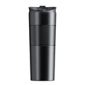 Thermos 500ml - Zwarte reisbeker met dubbele wand