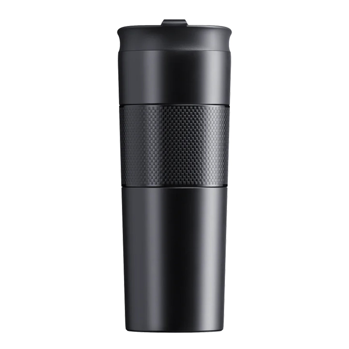 Thermosfles 500ml - Thermoskan - Thermosbeker - Dubbelwandig - Travel Mug - Zwart