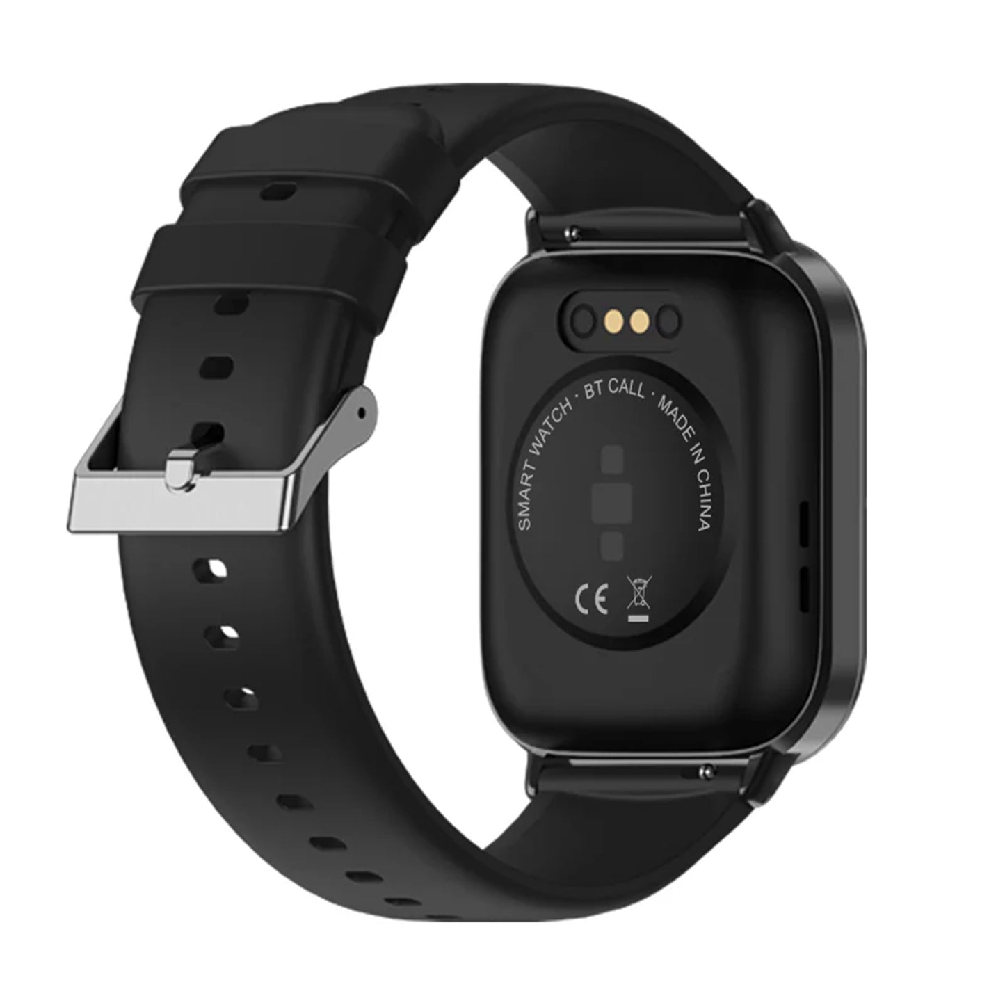 Electrox - Smartwatch met sportfuncties - Smart Horloge - Fitness Tracker - Bluetooth Smartwatch – Full Touchscreen - Bloeddruk & Hartslagmeter - Activity Tracker - Dames en Heren SmartWatch – AI Assisted - Black T19F