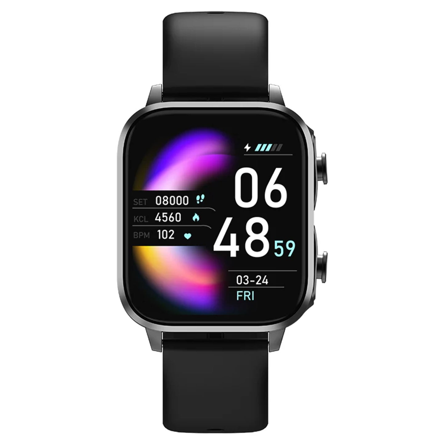 Electrox - Smartwatch met sportfuncties - TWS Earbuds, Oordoppen + Horloge - Fitness Tracker - Bluetooth Smartwatch – Full Touchscreen - Bloeddruk & Hartslagmeter - Activity Tracker - Dames en Heren Smart Watch - Black T22