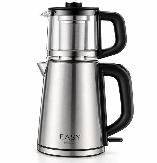 Easy Çaymola Appareil à thé électrique · 1,8 + 1,0 L